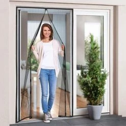 LUMEXX Vliegengordijn - Magnetisch - Glasvezel - 90x210 Cm - Hordeur - Deur - Zwart -Mushie  winkel 550x550 690