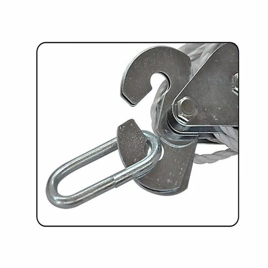 ES Handkatrol - 180kg - Hefhoogte 3m - 20m Touw 2 ES Handkatrol - 180kg - Hefhoogte 3m - 20m Touw - Afbeelding 2