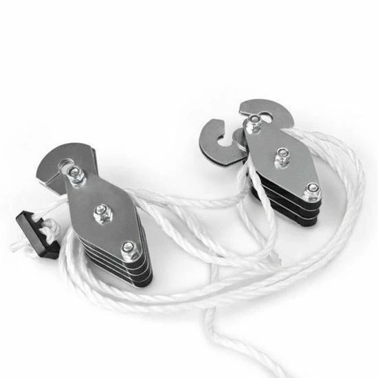 ES Handkatrol - 180kg - Hefhoogte 3m - 20m Touw 9 ES Handkatrol - 180kg - Hefhoogte 3m - 20m Touw - Afbeelding 9