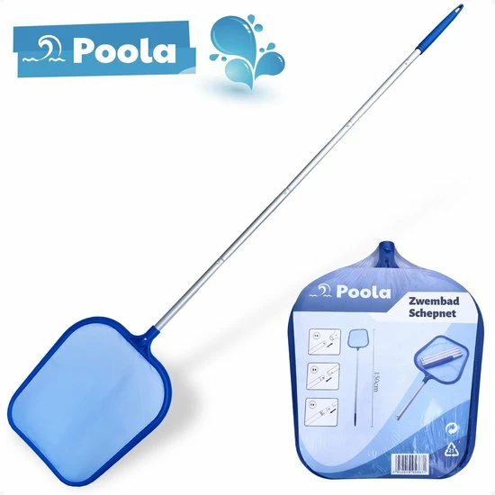 Poola Zwembad Schepnet - Inclusief 5-delige Steel - 150cm 1 Poola Zwembad Schepnet - Inclusief 5-delige Steel - 150cm