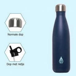 VANN Waterfles Met Rietje Tuit Drinkfles Theefles Volwassenen Drinktuit Sportfles 500ml Waterflessen - Duurzaam Cadeau - Blauw 16 VANN Waterfles Met Rietje Tuit Drinkfles Theefles Volwassenen Drinktuit Sportfles 500ml Waterflessen - Duurzaam Cadeau - Blauw -Mushie winkel 550x550 763