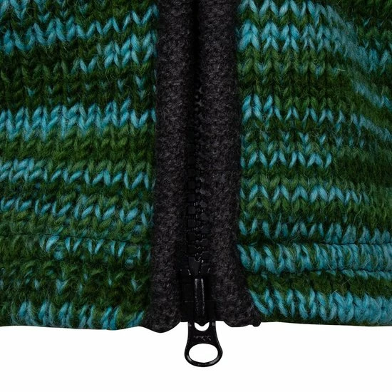 SHAKALOHA LIFE IS FOR LIVING Gebreid Wollen Vest Dames Met Voering - W Fling GreenPitch L 2 SHAKALOHA LIFE IS FOR LIVING Gebreid Wollen Vest Dames Met Voering - W Fling GreenPitch L - Afbeelding 2