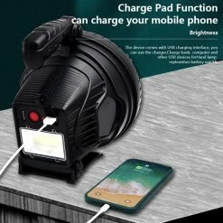 Liebra Zoeklicht Led, Led Zaklamp, Schijnwerper Led, Bouwlamp, Ledlamp Op Accu, Powerbank, Schijnlicht Led, Handlamp Led -Mushie  winkel 550x550 99