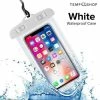 Tempshop Waterdichte Telefoonhoesjes Wit - Onderwater Hoesje Telefoon - Waterdichte Telefoonzakje – Bag – Drybag - Onderwater Hoesje Telefoon – Universeel Geschikt Voor Alle Smartphones - Waterdichte Telefoonhoesje