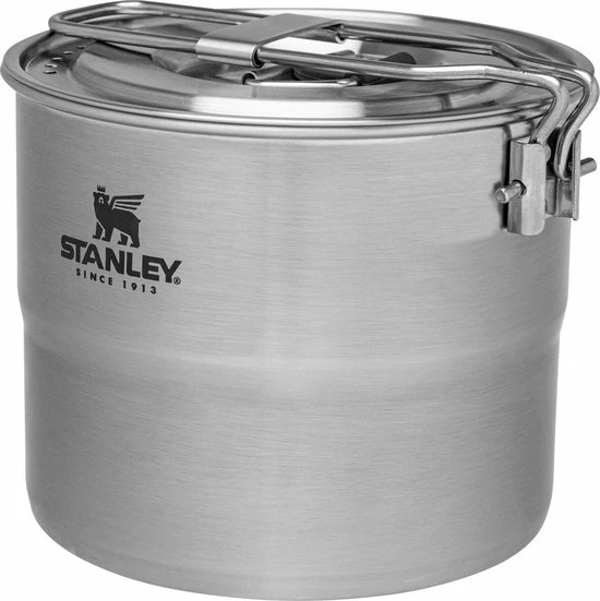 Stanley PMI Stanley The Stainless Steel Cook Set For Two 1,0 L- Camping Cookset - Stainless Steel 3 Stanley PMI Stanley The Stainless Steel Cook Set For Two 1,0 L- Camping Cookset - Stainless Steel - Afbeelding 3