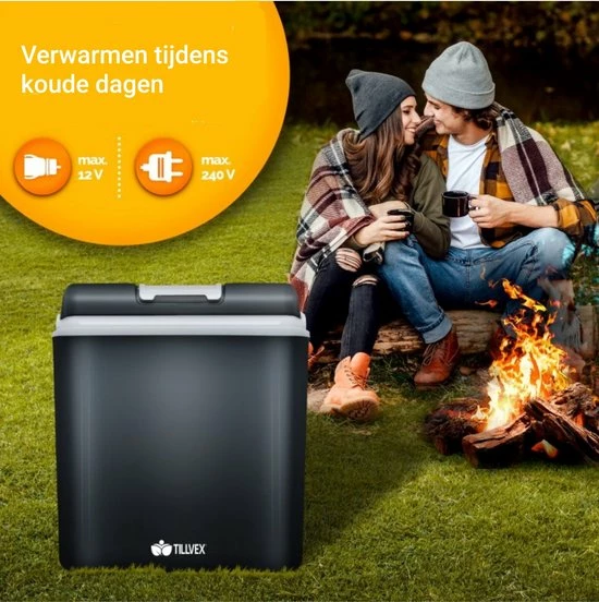 Woltu Tillvex Koelbox 24L Met ECO Modus Voor Auto & Camping - Frigobox Elektrisch 24 Liter Met 12v 230 Volt - Verkoelt En Verwamt - MiniBar - Mini Koelkast 5 Woltu Tillvex Koelbox 24L Met ECO Modus Voor Auto & Camping - Frigobox Elektrisch 24 Liter Met 12v 230 Volt - Verkoelt En Verwamt - MiniBar - Mini Koelkast - Afbeelding 5