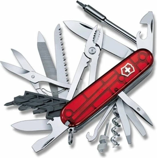 Victorinox CyberTool 41 Functies Transparant Rood 2 Victorinox CyberTool 41 Functies Transparant Rood - Afbeelding 2