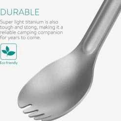Navaris 2x Spork Met Extra Lange Handgreep - Set Van 2 - Campingbestek Van Titanium - Bestek Voor Onderweg - Lichtgewicht - Inclusief Bewaarzakje 8 Navaris 2x Spork Met Extra Lange Handgreep - Set Van 2 - Campingbestek Van Titanium - Bestek Voor Onderweg - Lichtgewicht - Inclusief Bewaarzakje -Mushie winkel 550x555 15