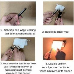 Now4you.nl Magnesium Stick, Vuur Starter In Koker Oranje -Mushie  winkel 550x556 5