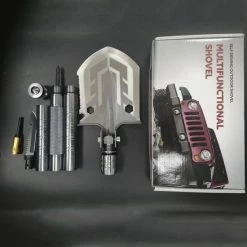 AJOTEQPT Pioniersschep - Multifunctionele Schep - Uitklapbare Camping Schop - Survival Kit - Multitool Shovel -Mushie  winkel 550x556 7