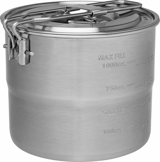 Stanley PMI Stanley The Stainless Steel Cook Set For Two 1,0 L- Camping Cookset - Stainless Steel 1 Stanley PMI Stanley The Stainless Steel Cook Set For Two 1,0 L- Camping Cookset - Stainless Steel