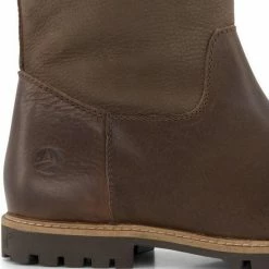 Travelin' Finland Dames - Wolgevoerde Leren Outdoorlaars - Waterdicht Laarzen - Donkerbuin Leer - Maat 41 -Mushie  winkel 550x560 1
