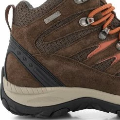 Travelin' Nyborg - Hoge Dames Wandelschoenen - Waterdicht En Ademend - Bruin Leer - Maat 36 -Mushie  winkel 550x561 3