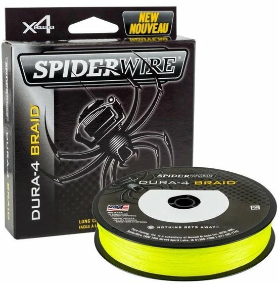 Spiderwire Dura 4 Diameter - 0.14 Mm, Kleur - Hi-Vis Yellow 3 Spiderwire Dura 4 Diameter - 0.14 Mm, Kleur - Hi-Vis Yellow - Afbeelding 3