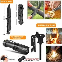 AJOTEQPT Noodpakket - Survival Kit - EHBO Kit - Camping Set - Outdoor Kit - Survival Set 36-delig -Mushie  winkel 550x571 1