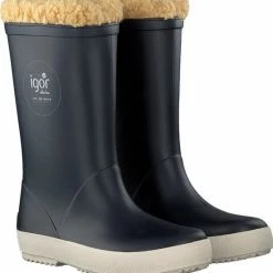 Igor - Regenlaarzen Voor Kinderen - Splash Nautico Borreguito - Marineblauw - Maat 31EU -Mushie  winkel 550x578 5