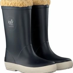 Igor - Regenlaarzen Voor Kinderen - Splash Nautico Borreguito - Marineblauw - Maat 31EU -Mushie  winkel 550x578 6