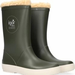 Igor - Regenlaarzen Voor Kinderen - Splash Nautico Borreguito - Kakigroen - Maat 24EU 37 Igor - Regenlaarzen Voor Kinderen - Splash Nautico Borreguito - Kakigroen - Maat 24EU -Mushie winkel 550x579