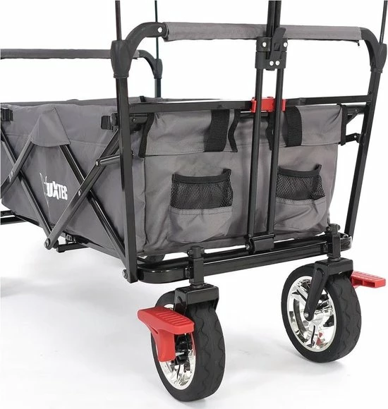 FUXTEC Bolderkar CT-500 - Grijs 3 FUXTEC Bolderkar CT-500 - Grijs - Afbeelding 3