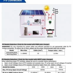 EASUN 1000W 12V Hybride Omvormer - Netstroom - MPPT Regelaar - Zonnepanelen Regelaar - Accu's - 230VAC 16 EASUN 1000W 12V Hybride Omvormer - Netstroom - MPPT Regelaar - Zonnepanelen Regelaar - Accu's - 230VAC -Mushie winkel 550x583 7