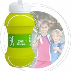 Merkloos Opvouwbare Drinkfles - Sport Waterfles 550 Ml - Opvouwbare Waterfles - Tennis Bidon - Sportbidon - Sport Accessoire - Drinkfles Kopen -Mushie  winkel 550x584 5
