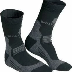 Wolf Camper Wol Camper Technisch - Wandelsokken - Unisex - Maat 43-45 - Grijs