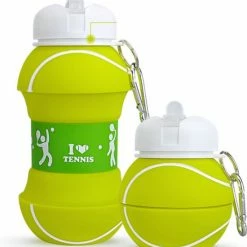 Merkloos Opvouwbare Drinkfles - Sport Waterfles 550 Ml - Opvouwbare Waterfles - Tennis Bidon - Sportbidon - Sport Accessoire - Drinkfles Kopen
