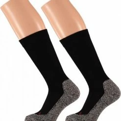 Apollo Zwarte Wandelsokken Voor Dames 39/42 - Dames Wandelsokken/hiking Sokken