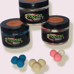 Pop- Up Baits Vaderdag Tip ! Pop Up Baits - Combideal Pakket 3 Smaken 15 Mm : Blue Devils , The Special One & Krill Fluo Mixed. -Pop-ups Boilies - Kunstaas - Karpervissen.