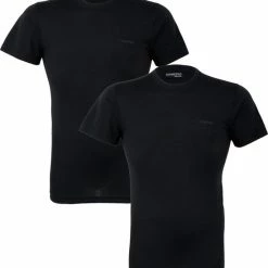 Campri Thermoshirt Korte Mouw (2-Pack) - Sportshirt - Heren - Maat XL - Zwart