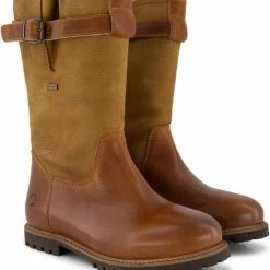 Travelin' Konstanz Heren - Leren Outdoorlaarzen - Waterdicht En Ademend - Laars - Cognac Leer - Maat 45