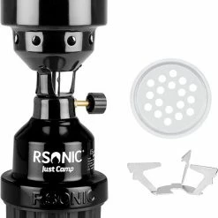 SMH LINE® - Camping Gasbrander 2-in-1 - Camping Gaskoker - Kolenstarter -Gas Kolenbrander - Kolenbrander - Kolenaansteker - INCLUSIEF 3x Gaspatroon - ZWART -Mushie  winkel 550x622 7