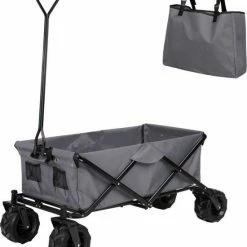 TecTake - Opvouwbare Bolderkar Heidrun Grijs