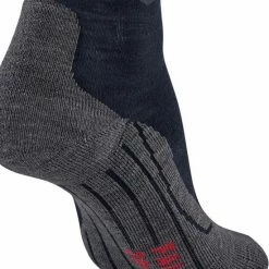 FALKE TK2 Crest Wandelsokken Dik Versterkt Met Patroon Met Medium Padding Lang En Warm Voor Wandelen Merinowol Blauw Heren Sportsokken - Maat 42-43 -Mushie  winkel 550x628 5