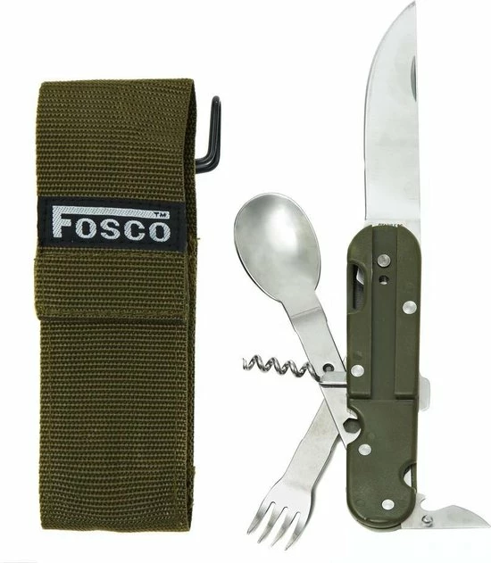 Fosco Outdoor Bestek - Groen - Inklapbaar 1 Fosco Outdoor Bestek - Groen - Inklapbaar