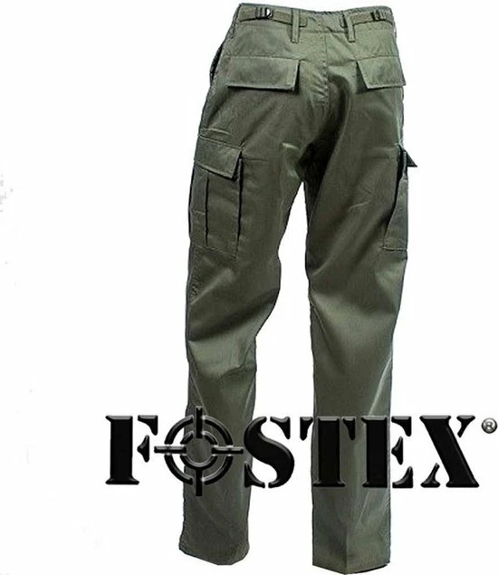 Fostex BDU Legerbroek Groen - Maat Medium 2 Fostex BDU Legerbroek Groen - Maat Medium - Afbeelding 2