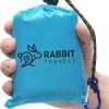 RABBIT TRAVELS ™ Outdoor Kleed - Picknickkleed - Strandlaken - Waterdicht - 150 X 140 Cm - Sky Blue