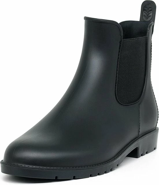 Geweo Regenlaarzen - Wellington Chelsea Laarzen - Kerstmis - Kerstfeest - Christmas Gift - Middelhoge Schoen - Kort Boots - Waterdichte - Dames - Zwart - Maat 40 10 Geweo Regenlaarzen - Wellington Chelsea Laarzen - Kerstmis - Kerstfeest - Christmas Gift - Middelhoge Schoen - Kort Boots - Waterdichte - Dames - Zwart - Maat 40 - Afbeelding 10