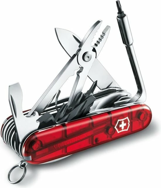 Victorinox CyberTool 41 Functies Transparant Rood 3 Victorinox CyberTool 41 Functies Transparant Rood - Afbeelding 3
