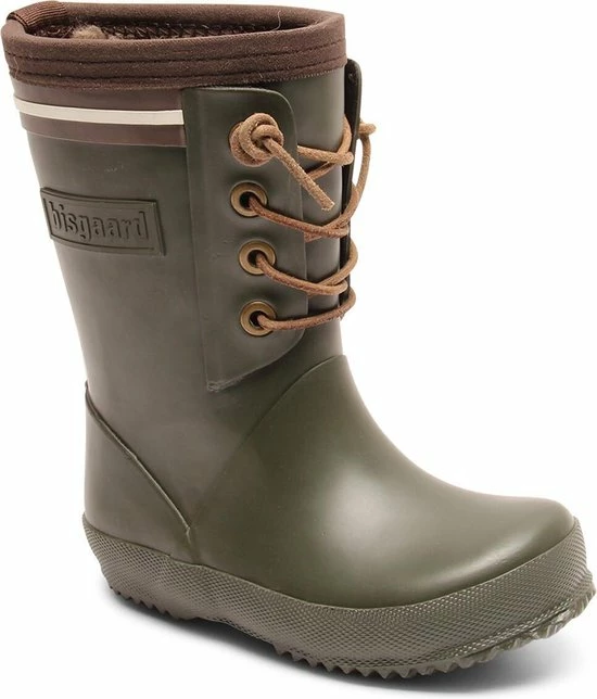 Bisgaard - Winterlaarzen Gevoerd Met Veters Voor Kinderen - Thermo - Groen - Maat 26EU 1 Bisgaard - Winterlaarzen Gevoerd Met Veters Voor Kinderen - Thermo - Groen - Maat 26EU