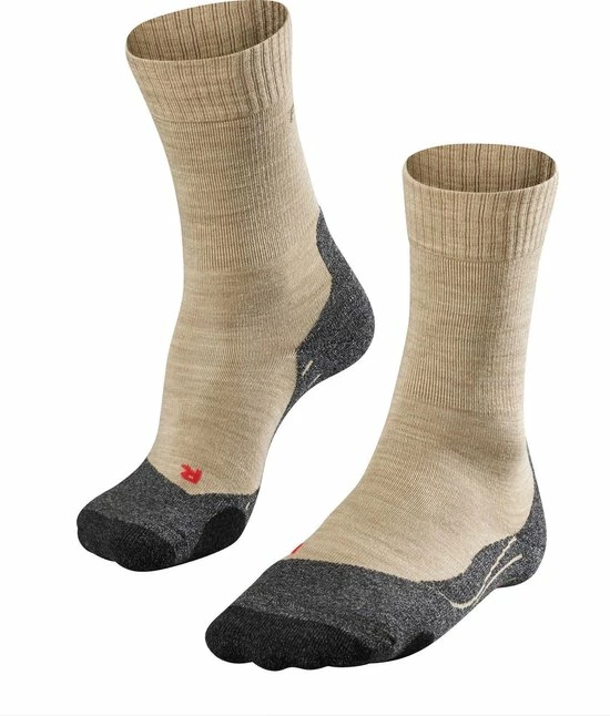 FALKE TK2 Explore Wandelsokken Warm Winter Zacht Thermisch Ademend Anti-blaar Antizweet Zonder Motief Met Elastische Boord Merinowol Beige Dames Sportsokken - Maat 37-38 18 FALKE TK2 Explore Wandelsokken Warm Winter Zacht Thermisch Ademend Anti-blaar Antizweet Zonder Motief Met Elastische Boord Merinowol Beige Dames Sportsokken - Maat 37-38 - Afbeelding 18