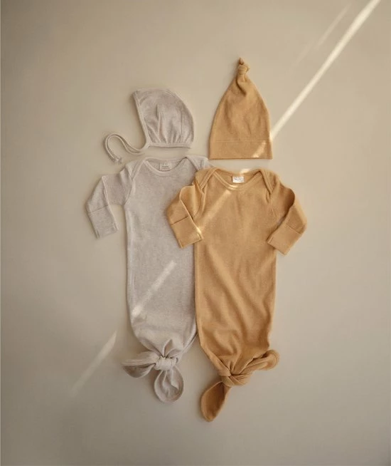 Mushie - Geknoopte Slaapzak/Body 4 Mushie - Geknoopte Slaapzak/Body - Afbeelding 4