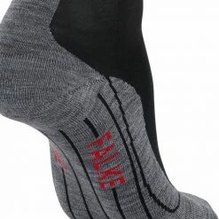 FALKE TK5 Wander Wandelsokken Mid-rise Zacht Thermisch Anti-blaar Antizweet Zonder Motief Met Elastische Boord Warm Admend Merinowol Zwart Heren Sportsokken - Maat 46-48 -Mushie  winkel 550x655 2