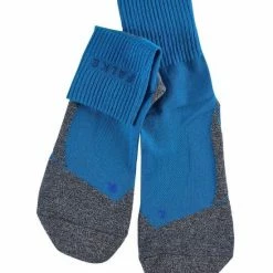 FALKE TK2 Explore Cool Short Wandelsokken Kort Zacht Thermisch Anti-blaar Antizweet Zonder Motief Met Elastische Boord Verkoelend Ademend Sneldrogend Blauw Heren Sportsokken - Maat 44-45 -Mushie  winkel 550x659 8