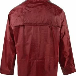 C-Line Regenpak Met Capuchon - Rood - Reflecterend - Nieuw Model - Volwassen Maat XXXL -Mushie  winkel 550x663 2