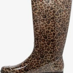 Mountain Peak Dames Regenlaarzen Met Luipaardprint - Bruin - Maat 41 -Mushie  winkel 550x664