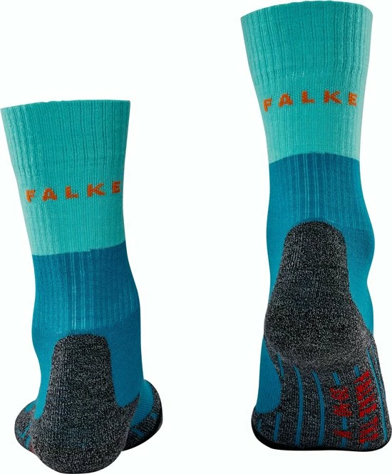 FALKE TK2 Explore Wandelsokken Warm Winter Zacht Thermisch Ademend Anti-blaar Antizweet Zonder Motief Met Elastische Boord Merinowol Blauw Dames Sportsokken - Maat 39-40 2 FALKE TK2 Explore Wandelsokken Warm Winter Zacht Thermisch Ademend Anti-blaar Antizweet Zonder Motief Met Elastische Boord Merinowol Blauw Dames Sportsokken - Maat 39-40 - Afbeelding 2