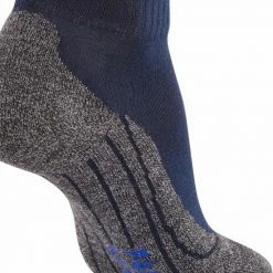 FALKE TK2 Explore Cool Short Wandelsokken Kort Zacht Thermisch Anti-blaar Antizweet Zonder Motief Met Elastische Boord Verkoelend Ademend Sneldrogend Blauw Heren Sportsokken - Maat 46-48 -Mushie  winkel 550x666 4