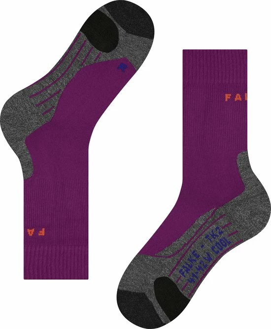 FALKE TK2 Explore Cool Wandelsokken Mid-rise Zacht Thermisch Anti-blaar Antizweet Zonder Motief Met Elastische Boord Verkoelend Duurzaam Ademend Sneldrogend Roze Dames Sportsokken - Maat 39-40 9 FALKE TK2 Explore Cool Wandelsokken Mid-rise Zacht Thermisch Anti-blaar Antizweet Zonder Motief Met Elastische Boord Verkoelend Duurzaam Ademend Sneldrogend Roze Dames Sportsokken - Maat 39-40 - Afbeelding 9