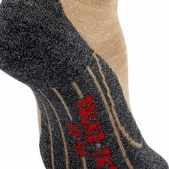 FALKE TK2 Explore Wandelsokken Warm Winter Zacht Thermisch Ademend Anti-blaar Antizweet Zonder Motief Met Elastische Boord Merinowol Beige Dames Sportsokken - Maat 39-40 -Mushie  winkel 550x668 3